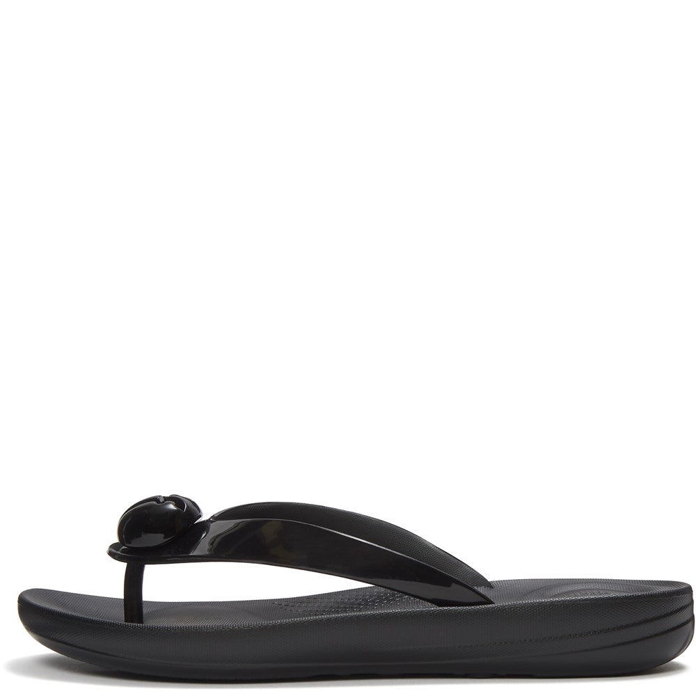 Fitflop iQushion Glossy-Button Flip-Flops