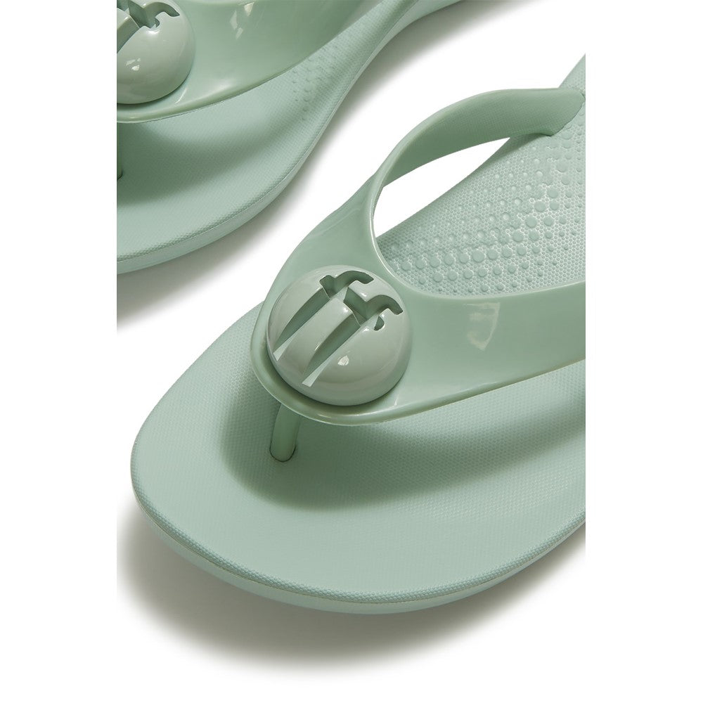Fitflop iQushion Glossy-Button Flip-Flops