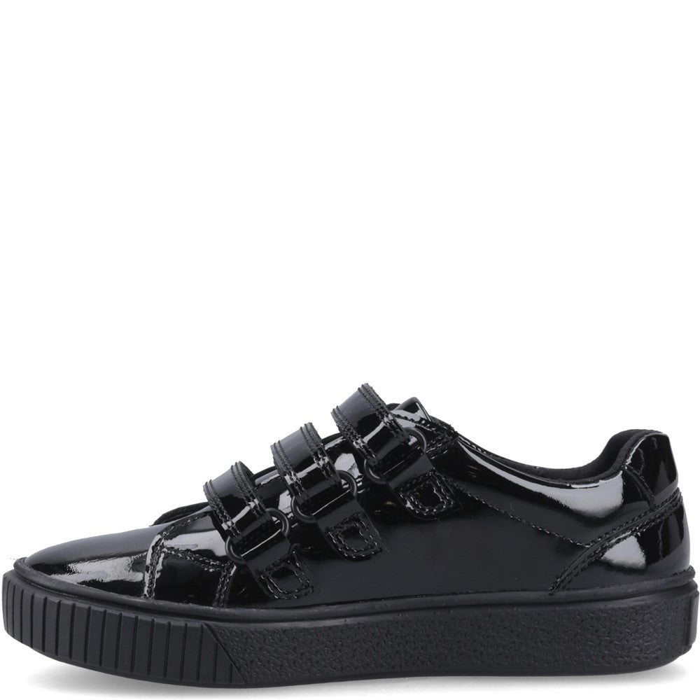 Hush Puppies Elsie Touch Fastening Junior School Shoes