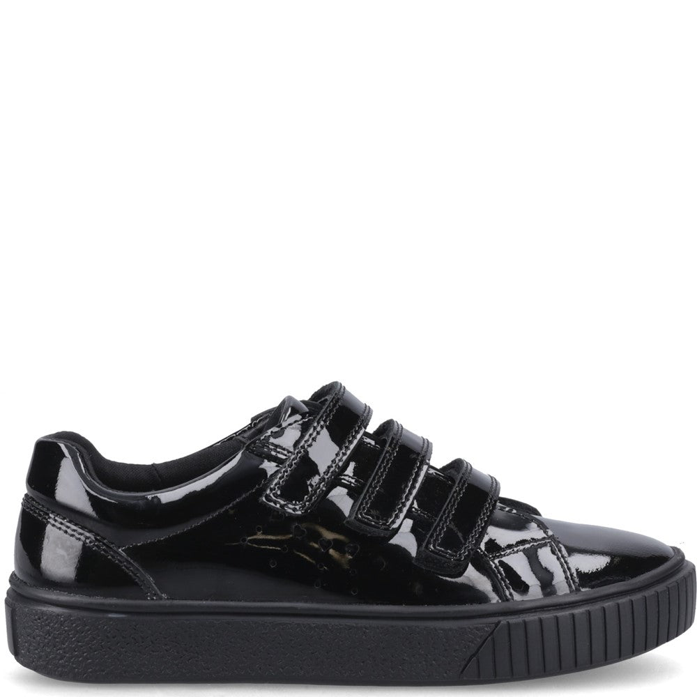 Hush Puppies Elsie Touch Fastening Junior School Shoes
