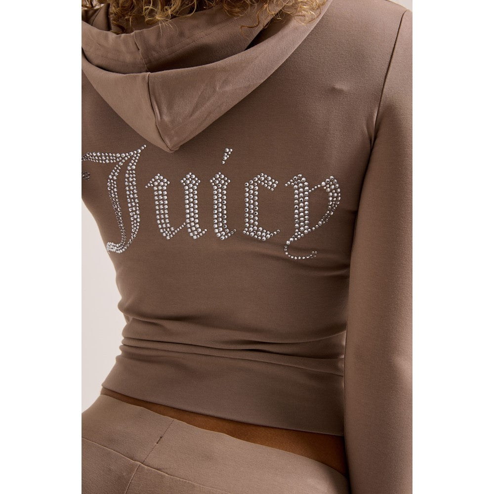 Juicy Couture Oola Diamante Jersey Hoodie