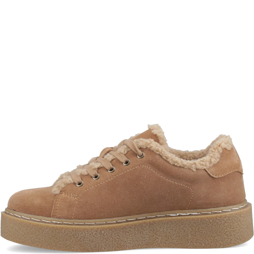 Hush Puppies Brinlee Fur Trainers