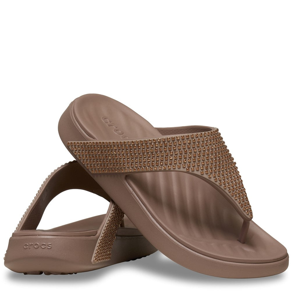Crocs Getaway Gems Triangle Flip Flops