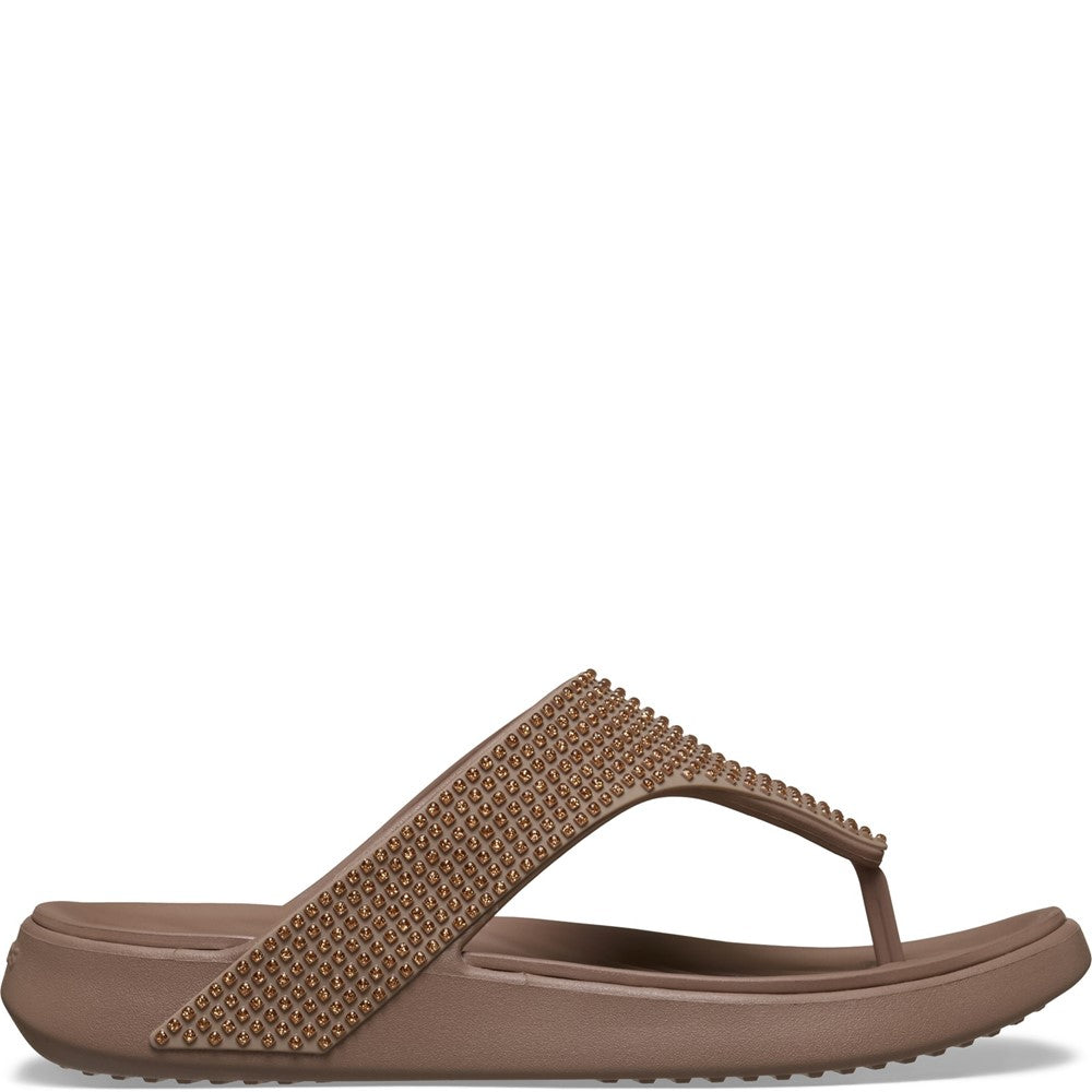 Crocs Getaway Gems Triangle Flip Flops
