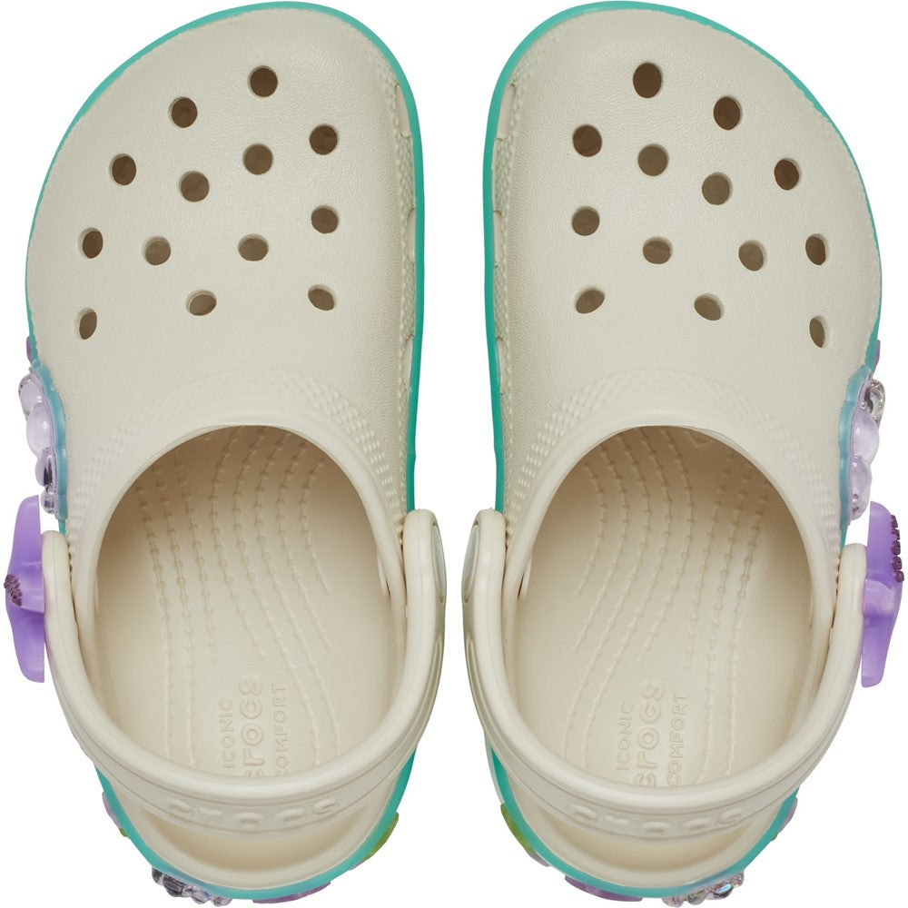 Crocs Toddler Classic Sea Sparkle Clogs