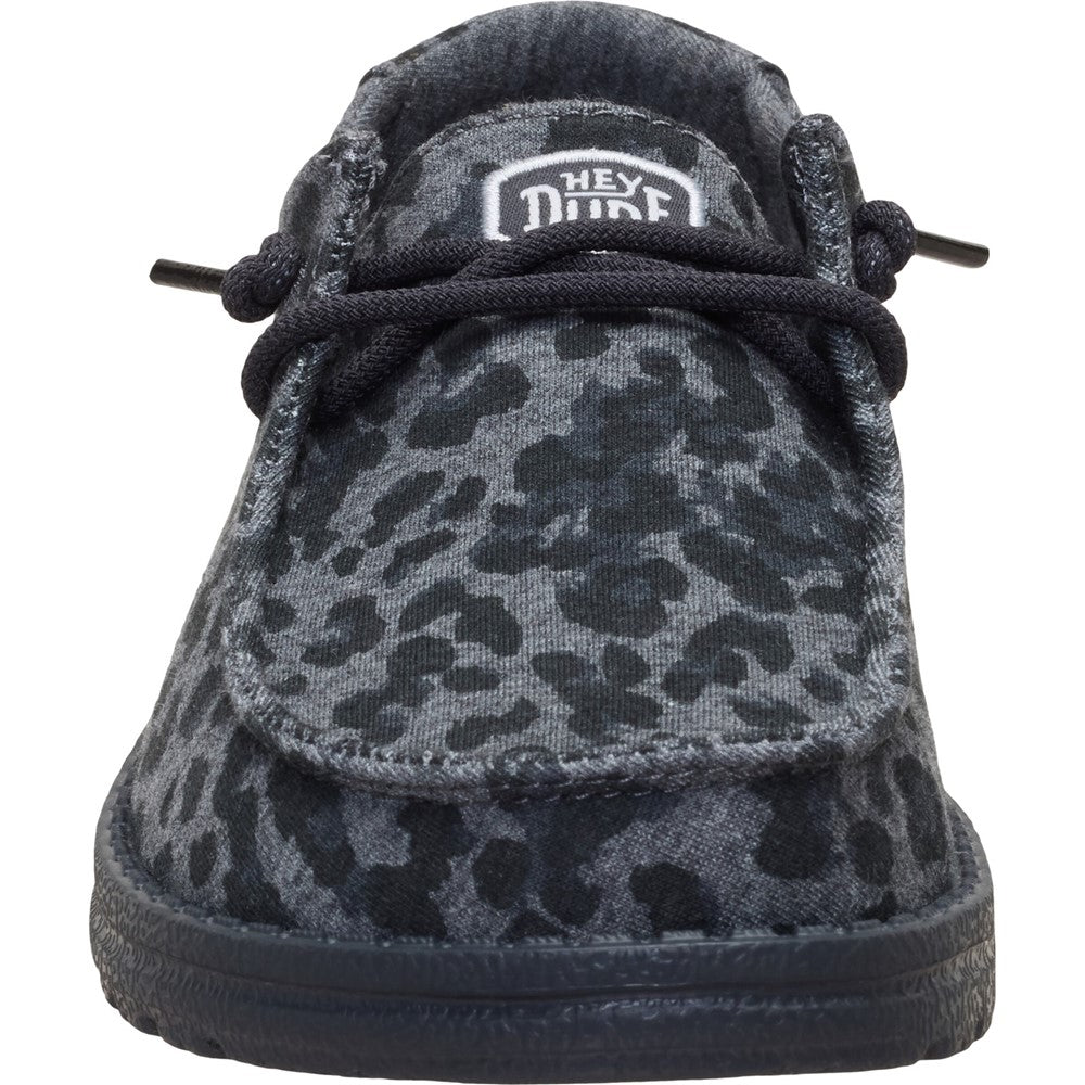 HEYDUDE Wendy Stretch Jersey Leopard Slip on Shoes