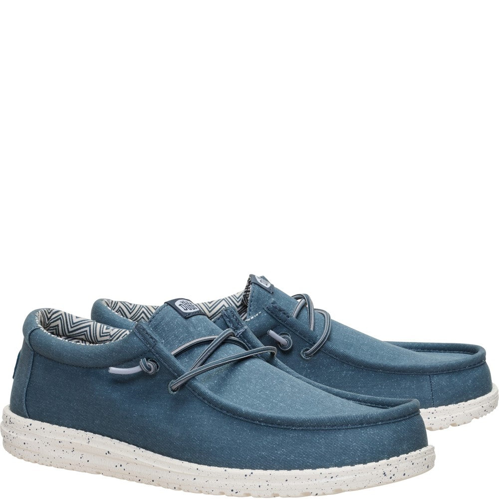 HEYDUDE Wally Stretch Canvas Slip on Shoes