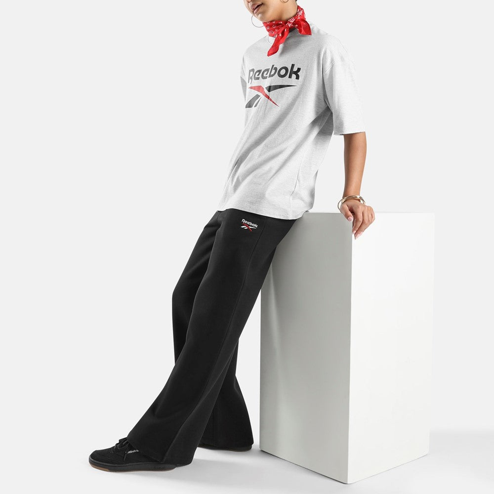 Reebok ID 2-Col Logo Fleece Wide Leg Pants