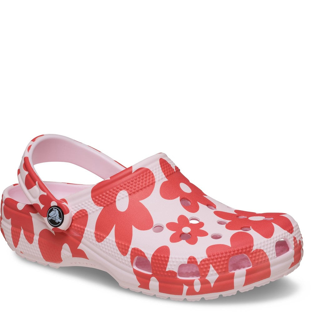 Crocs Unisex Classic Pop Petals Clogs