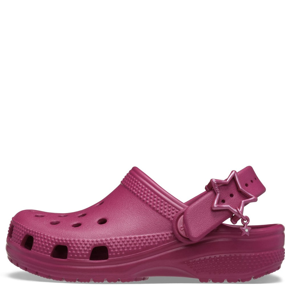 Crocs Toddler Classic Star Buckle Clogs