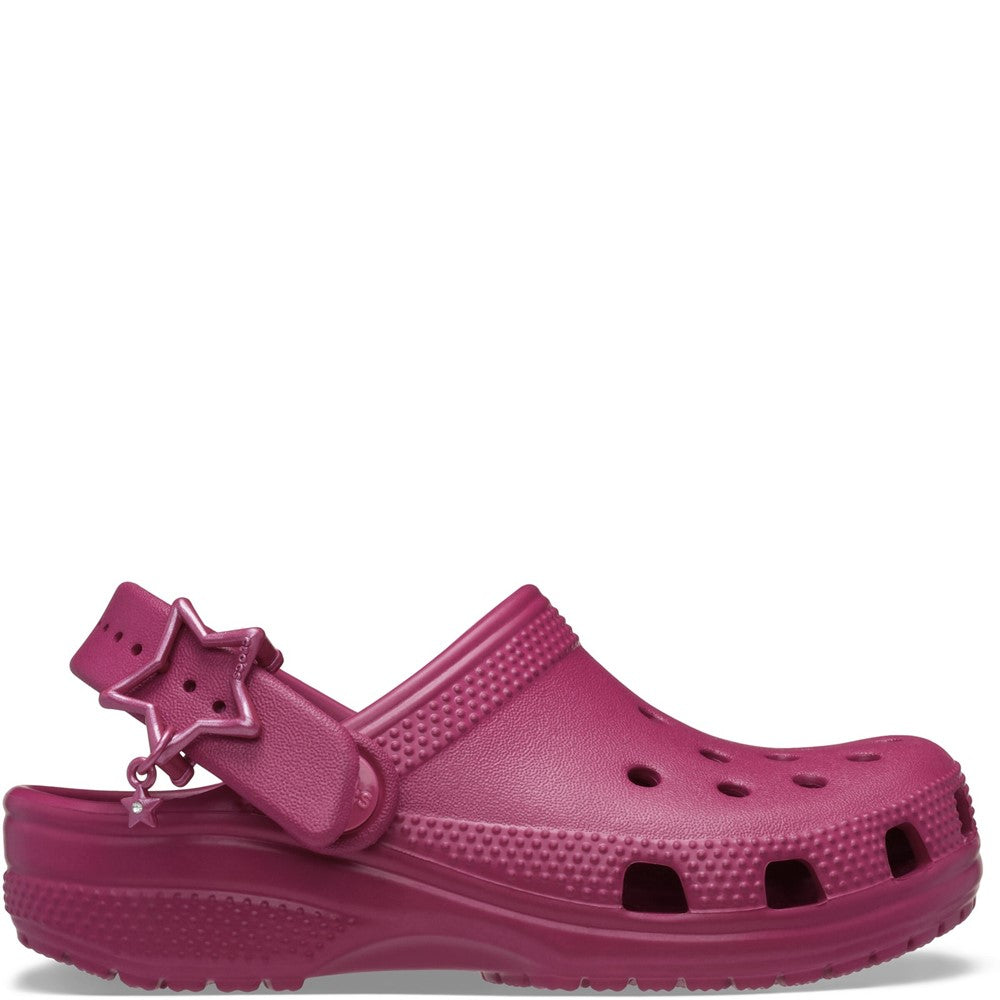Crocs Toddler Classic Star Buckle Clogs