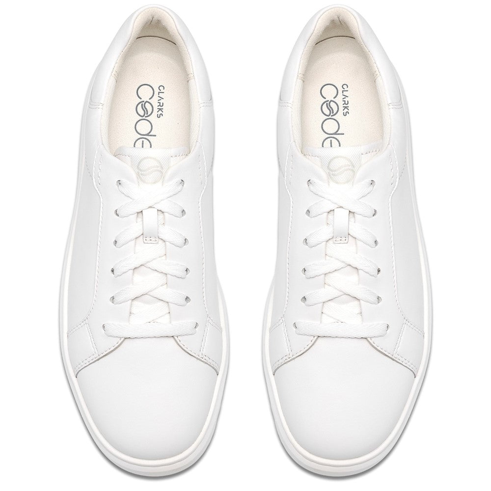 Clarks Code C Lace Leather Trainers