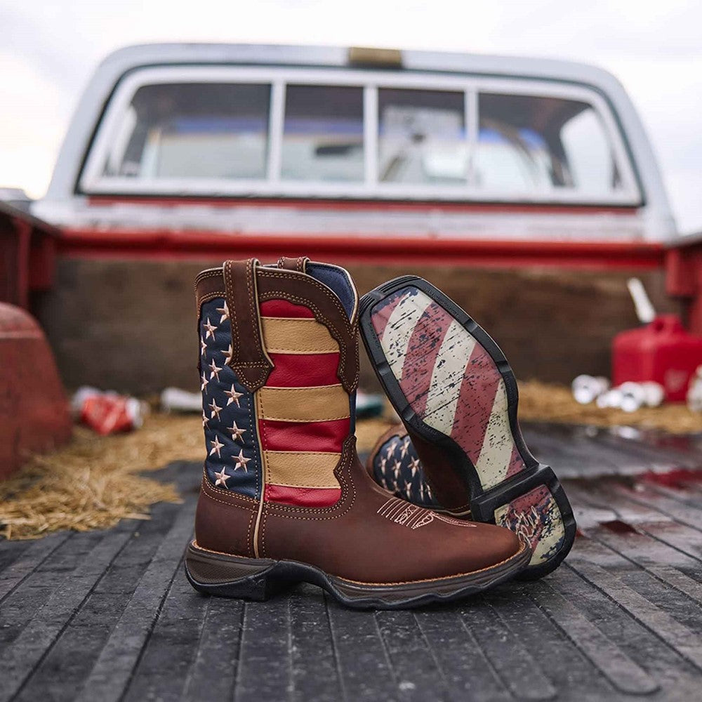 Durango Rebel Patriotic Western Flag Boots