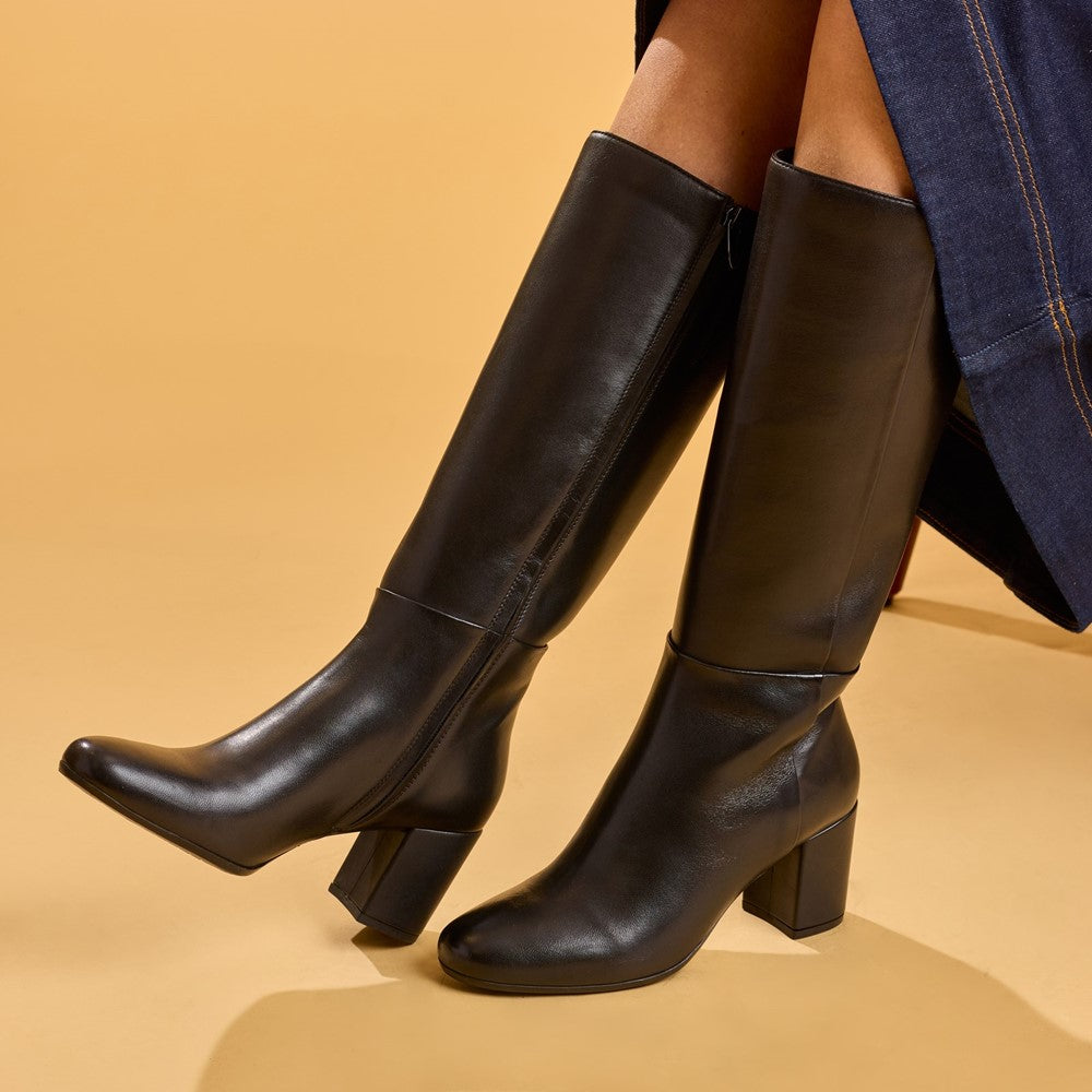 Hush Puppies Oprah Leather Long Boots