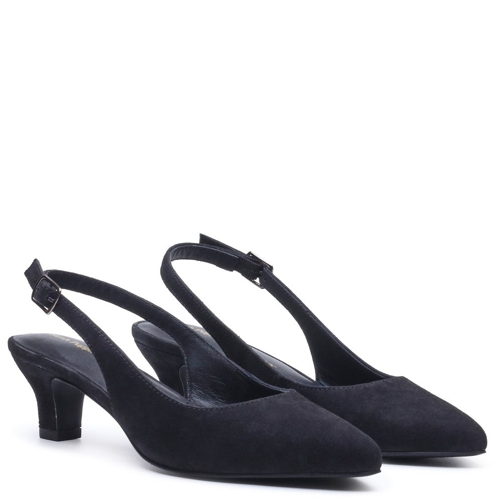 Hush Puppies Nahla Buckle Kitten Heels