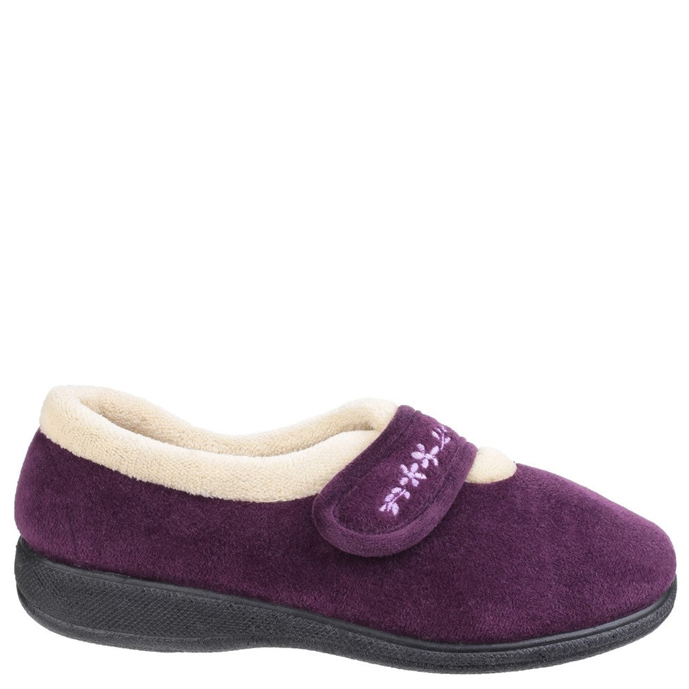 Fleet & Foster Capa Touch Fastening Memory Foam Slipper