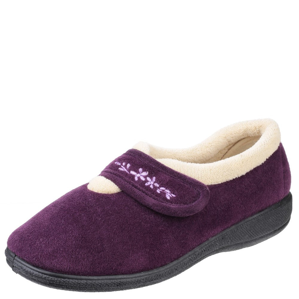 Fleet & Foster Capa Touch Fastening Memory Foam Slipper