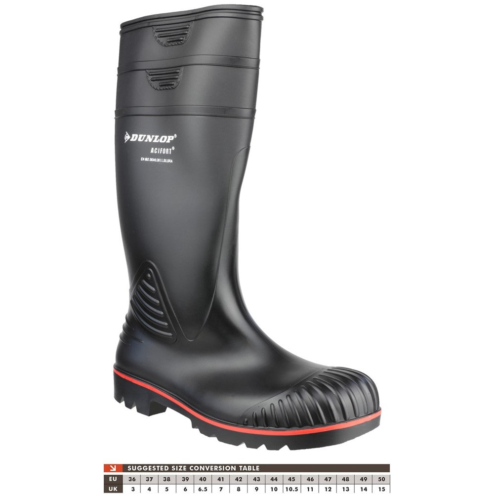 Dunlop Acifort Heavy Duty Full Safety Wellington