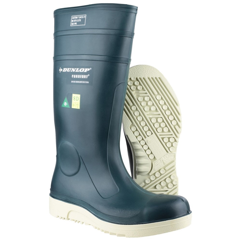 Dunlop Purofort Comfort Grip Full Safety Wellington