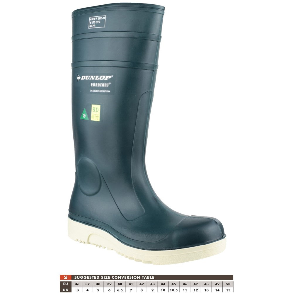 Dunlop Purofort Comfort Grip Full Safety Wellington