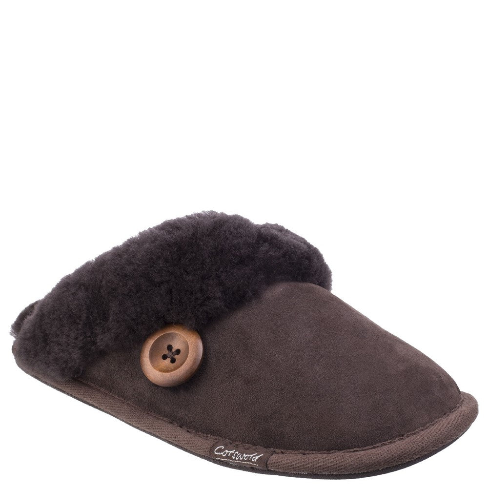 Cotswold Lechlade Sheepskin Mule Slipper