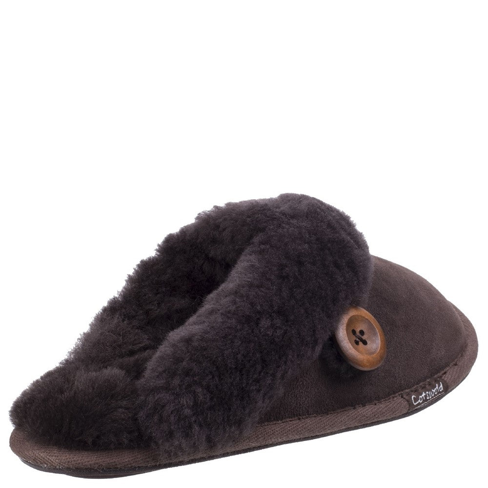 Cotswold Lechlade Sheepskin Mule Slipper