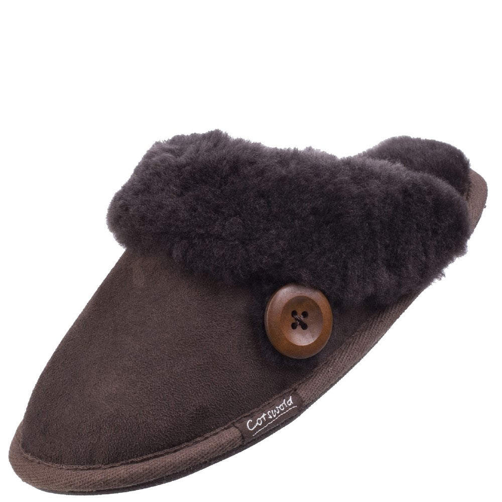 Cotswold Lechlade Sheepskin Mule Slipper