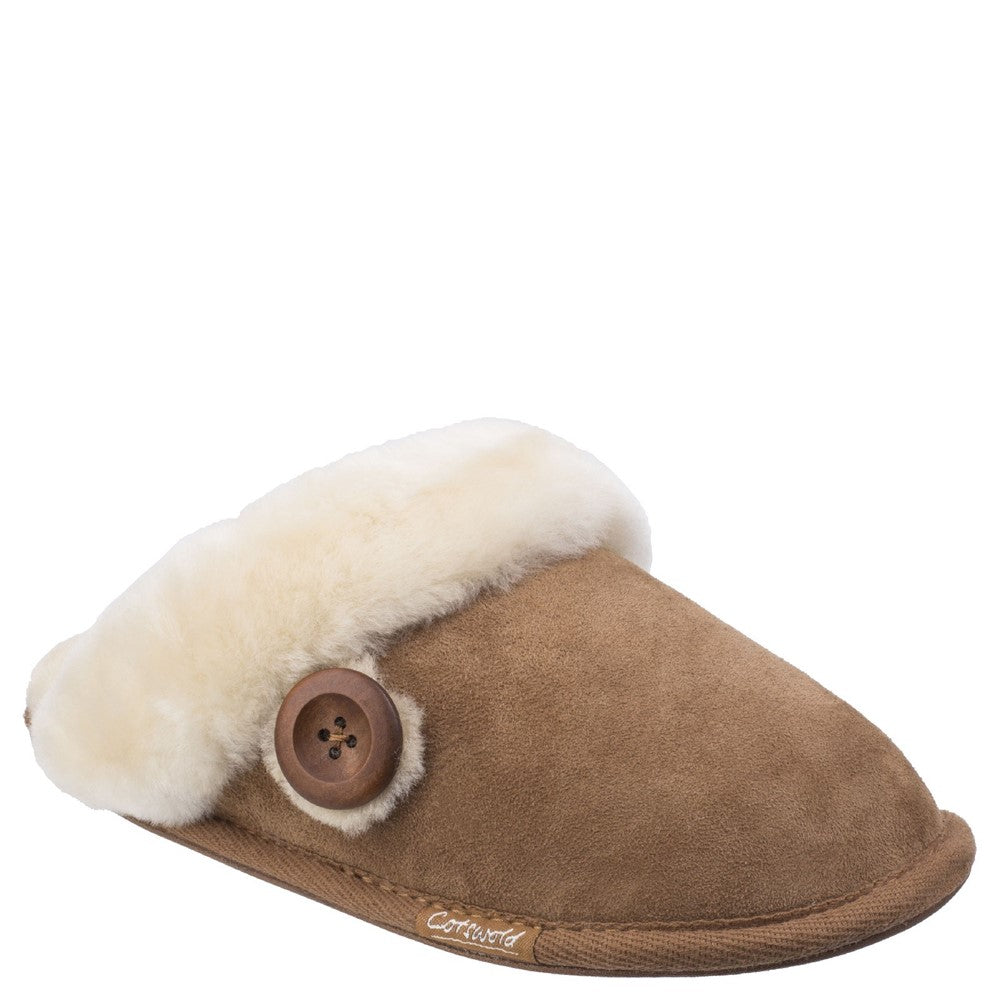 Cotswold Lechlade Sheepskin Mule Slipper