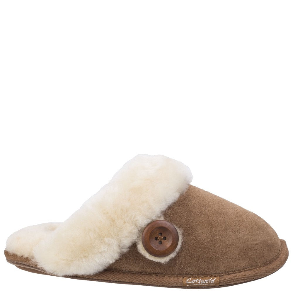 Cotswold Lechlade Sheepskin Mule Slipper