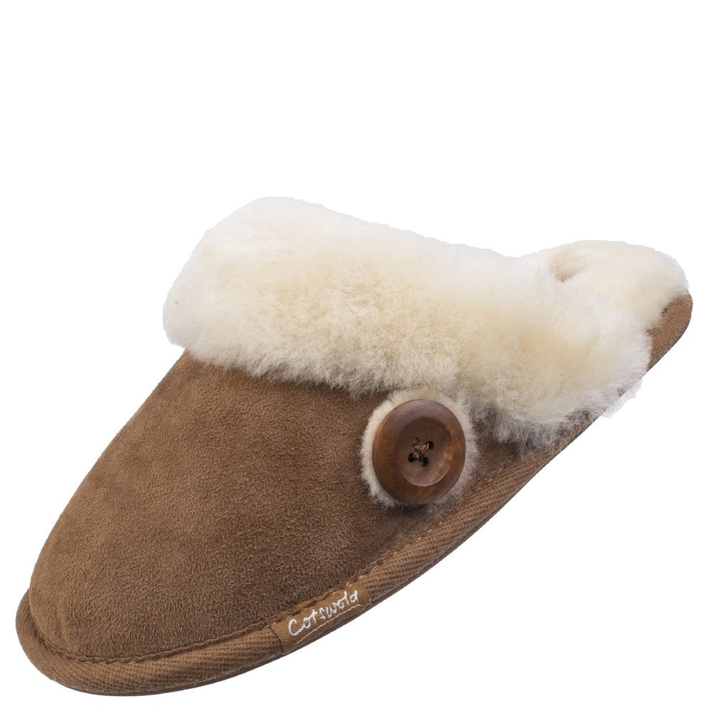 Cotswold Lechlade Sheepskin Mule Slipper