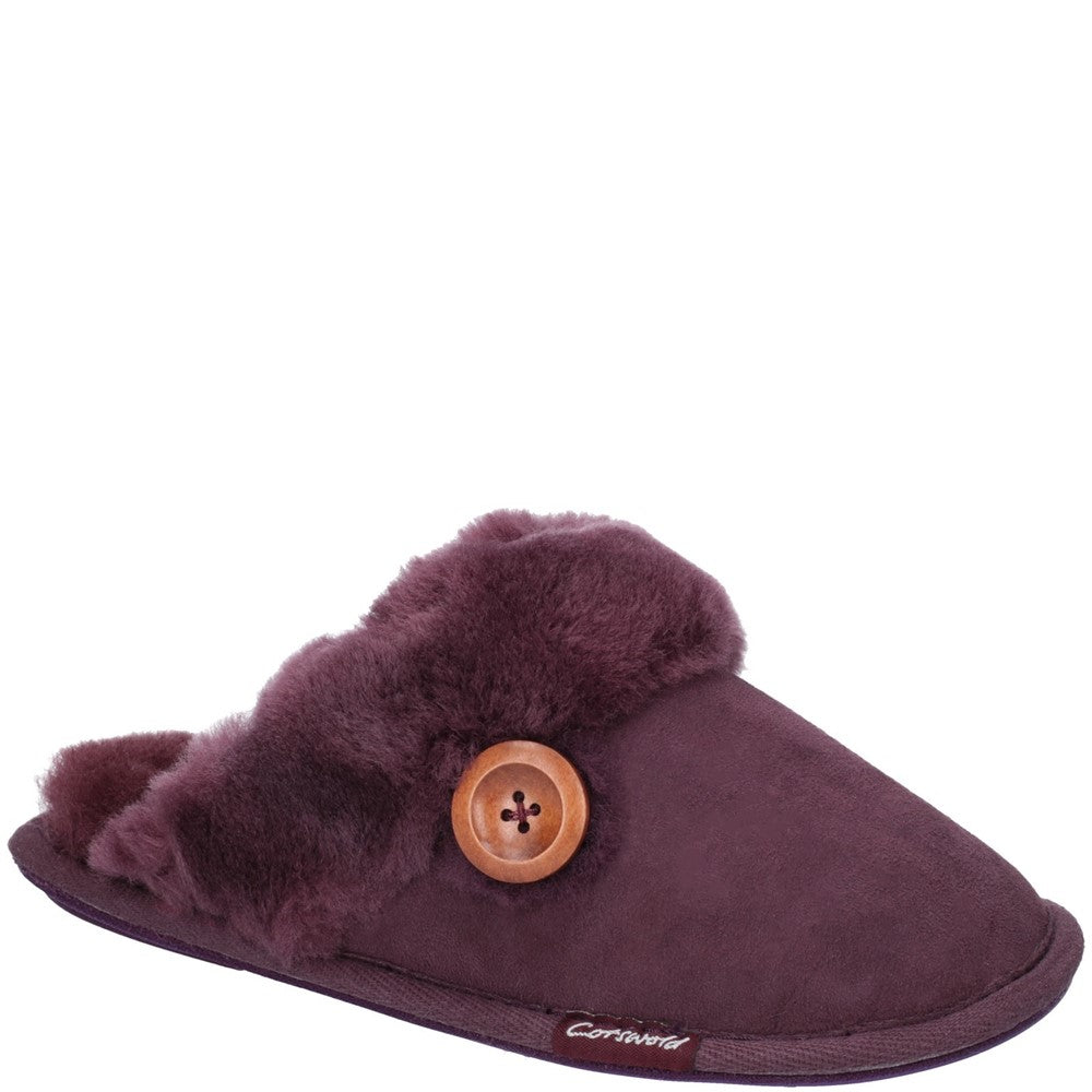 Cotswold Lechlade Sheepskin Mule Slipper