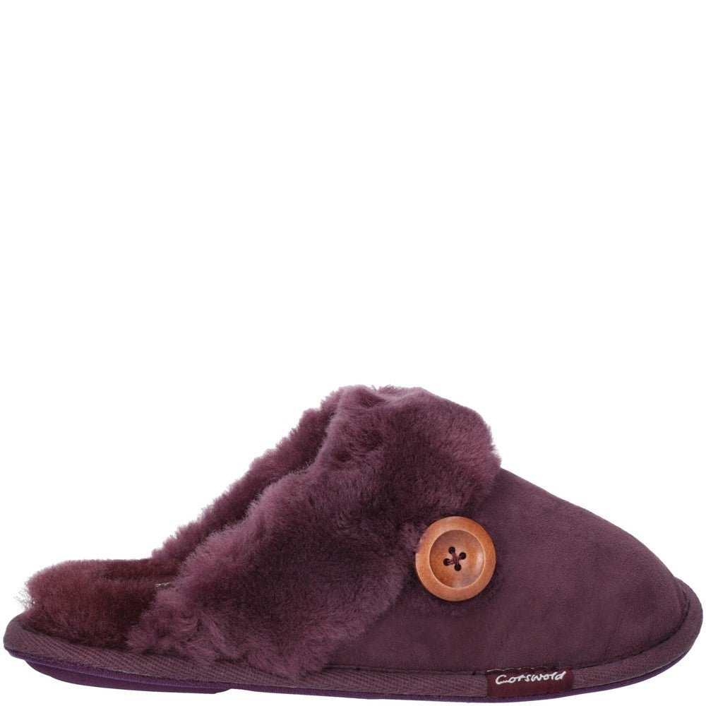 Cotswold Lechlade Sheepskin Mule Slipper