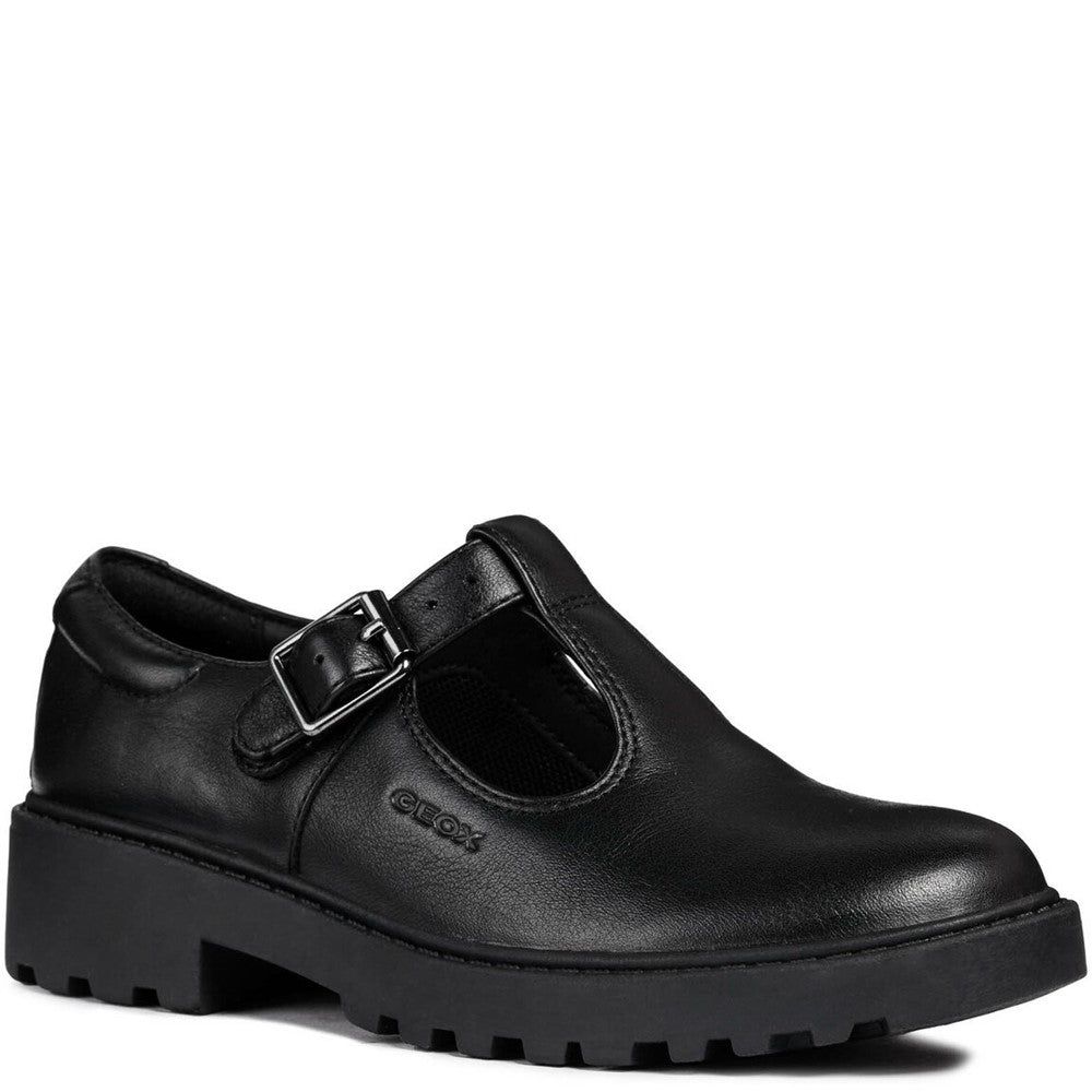 Geox J Casey G. E Buckle Junior School Shoes