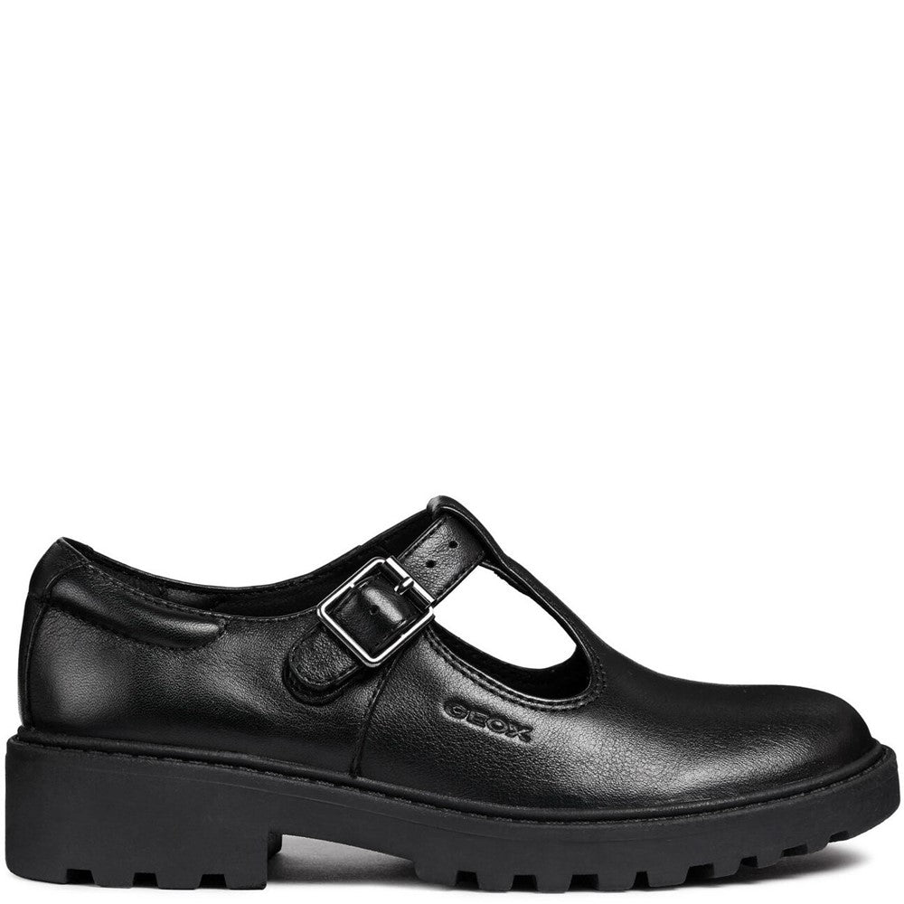 Geox J Casey G. E Buckle Junior School Shoes