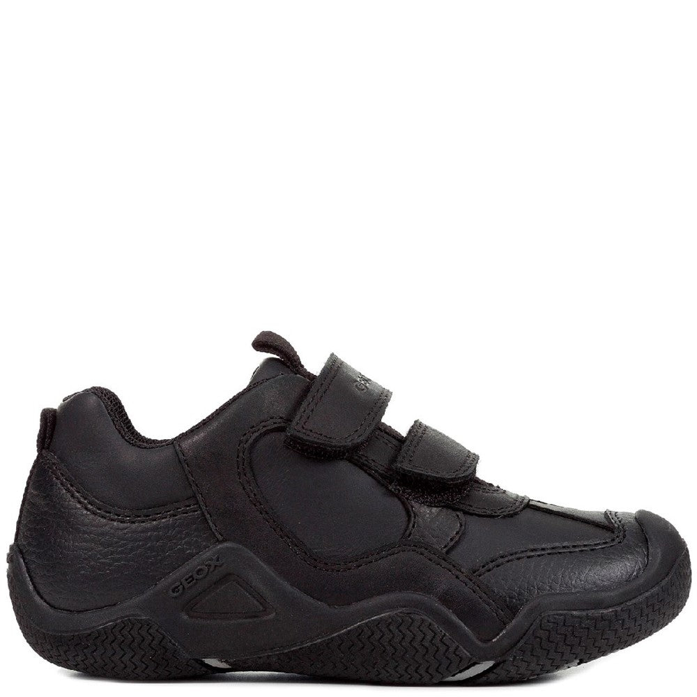 Geox J Wader A Touch Fastening Junior School Shoes