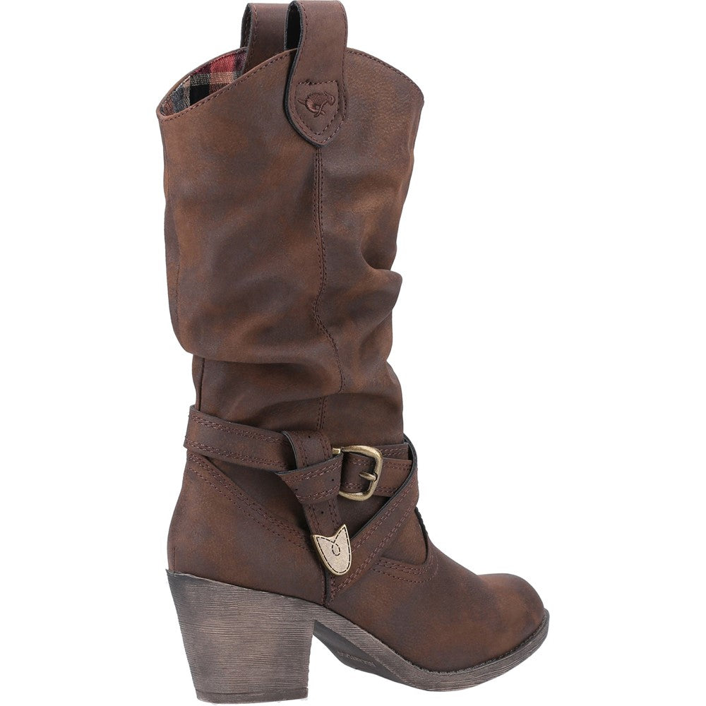 Rocket Dog Sidestep Mid-Calf Western Boot