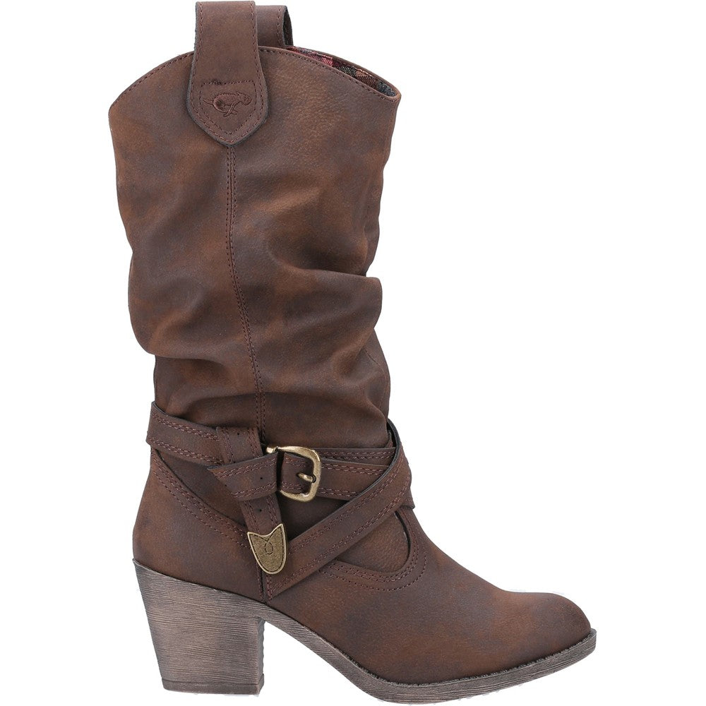 Rocket Dog Sidestep Mid-Calf Western Boot