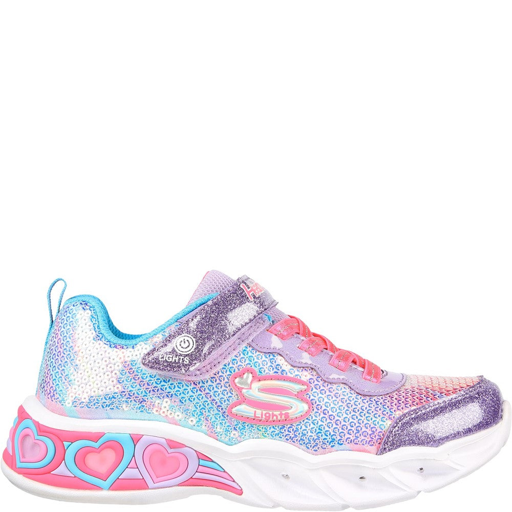 Skechers Sweetheart Lights Lets Shine Trainers