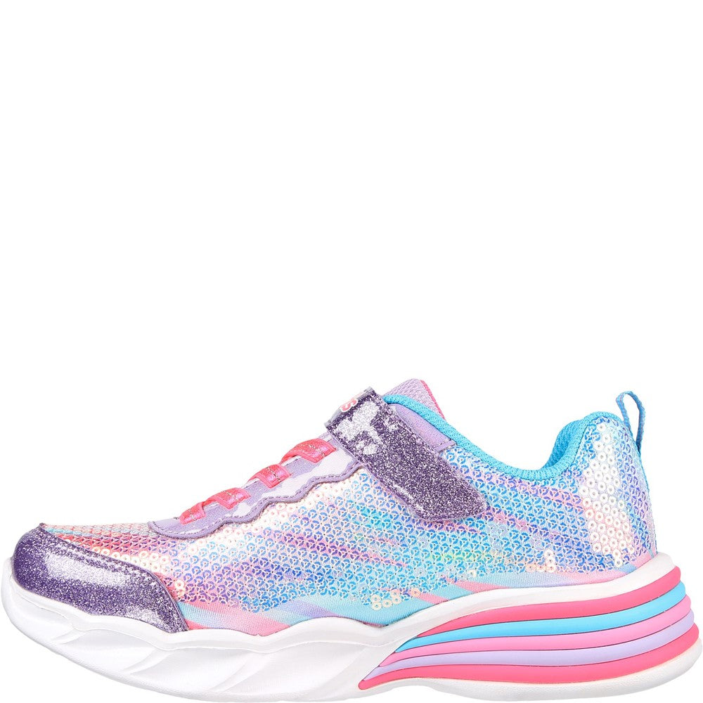 Skechers Sweetheart Lights Lets Shine Trainers