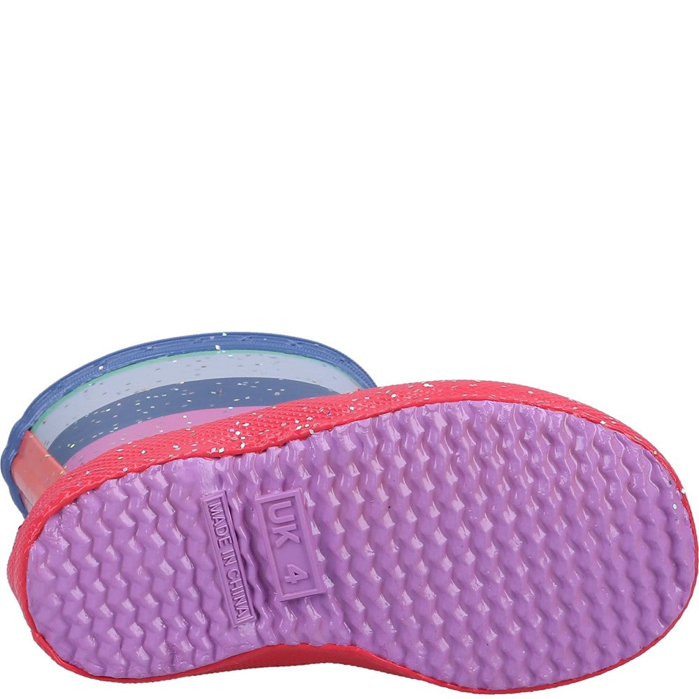 Hunter Original First Classic Rainbow Giant Glitter Boot