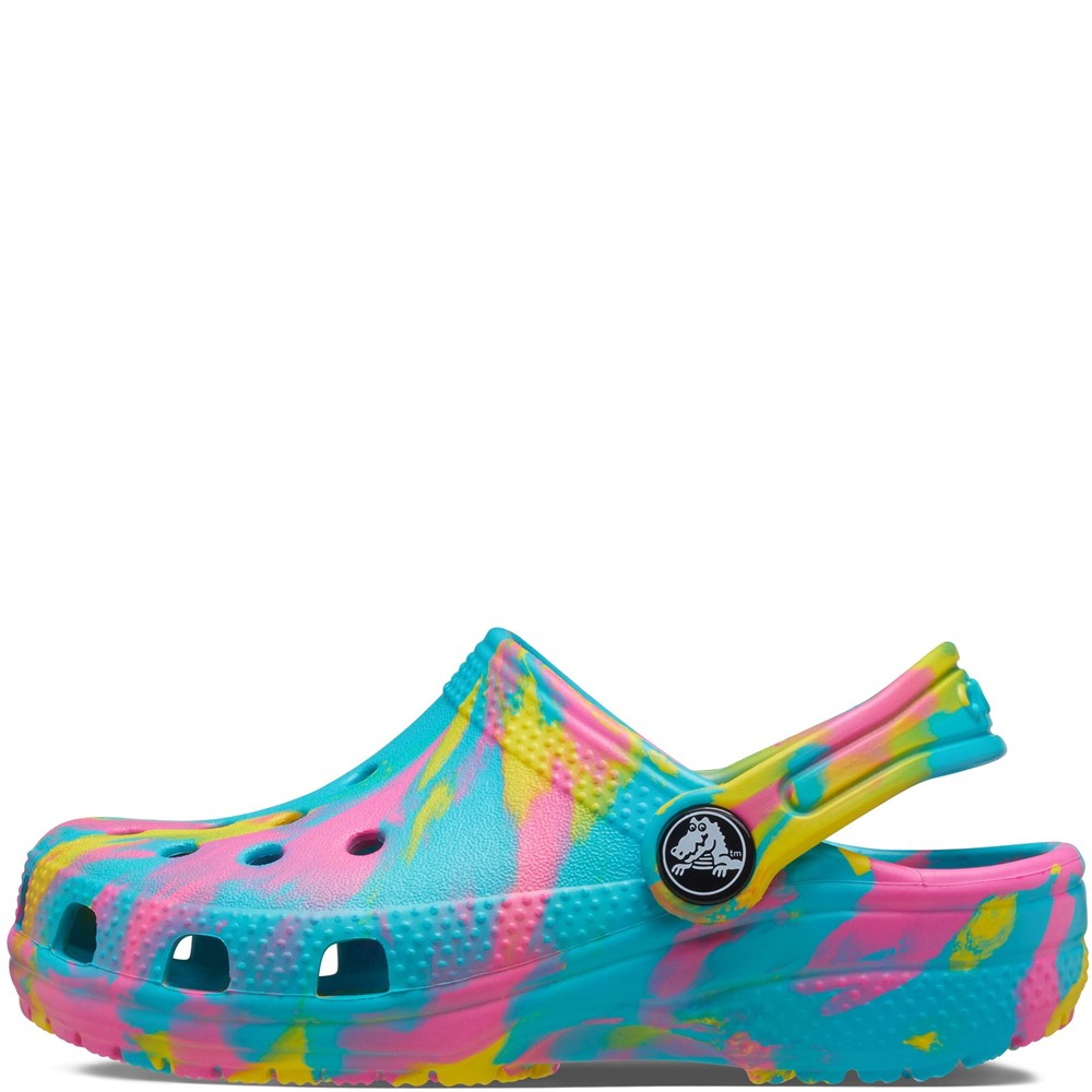 Crocs Kids Classic Marbled Clog