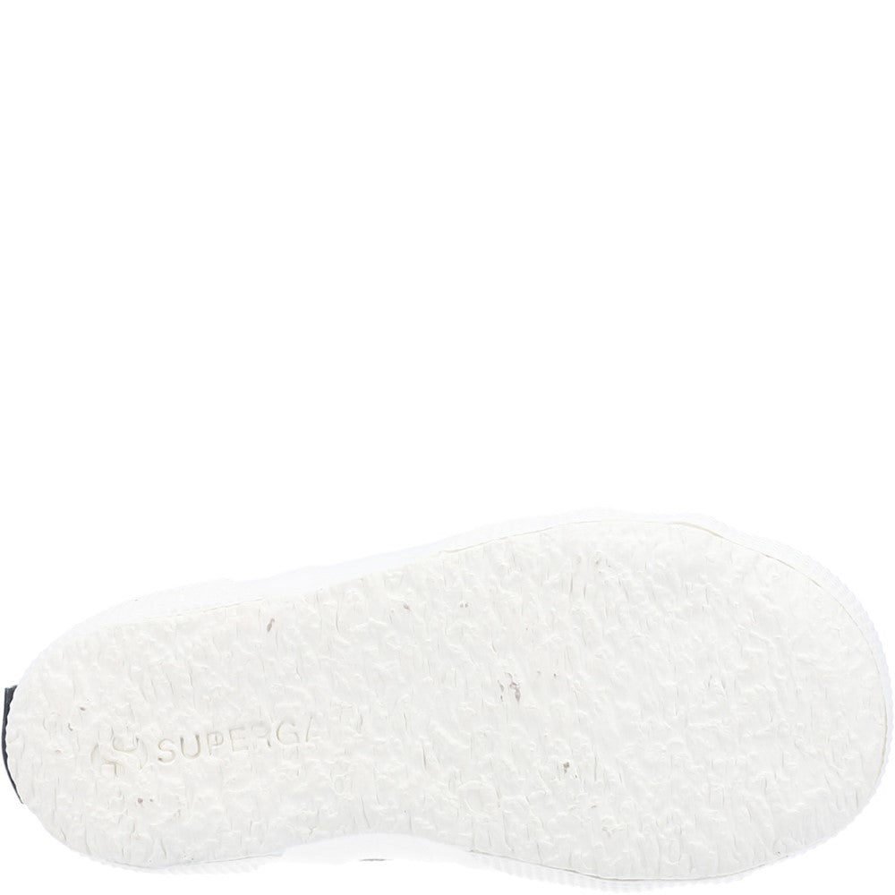 Superga 2750 Kids Straps Metallic Canvas Trainers