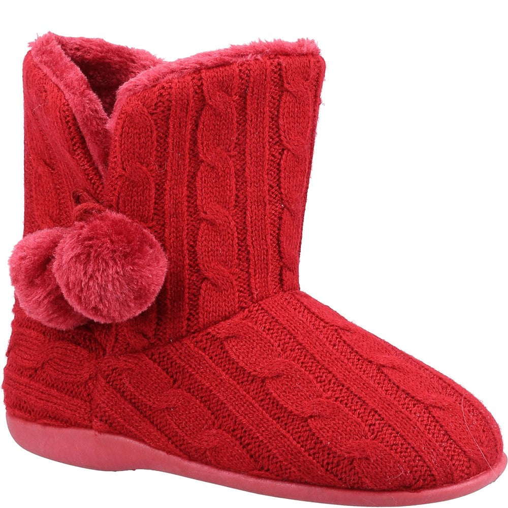 Fleet & Foster Apple Knitted Bootie Slipper