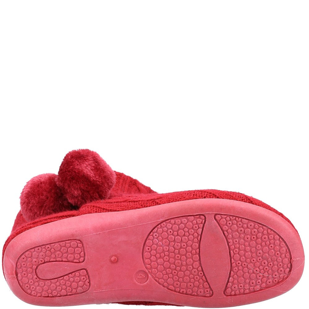 Fleet & Foster Apple Knitted Bootie Slipper