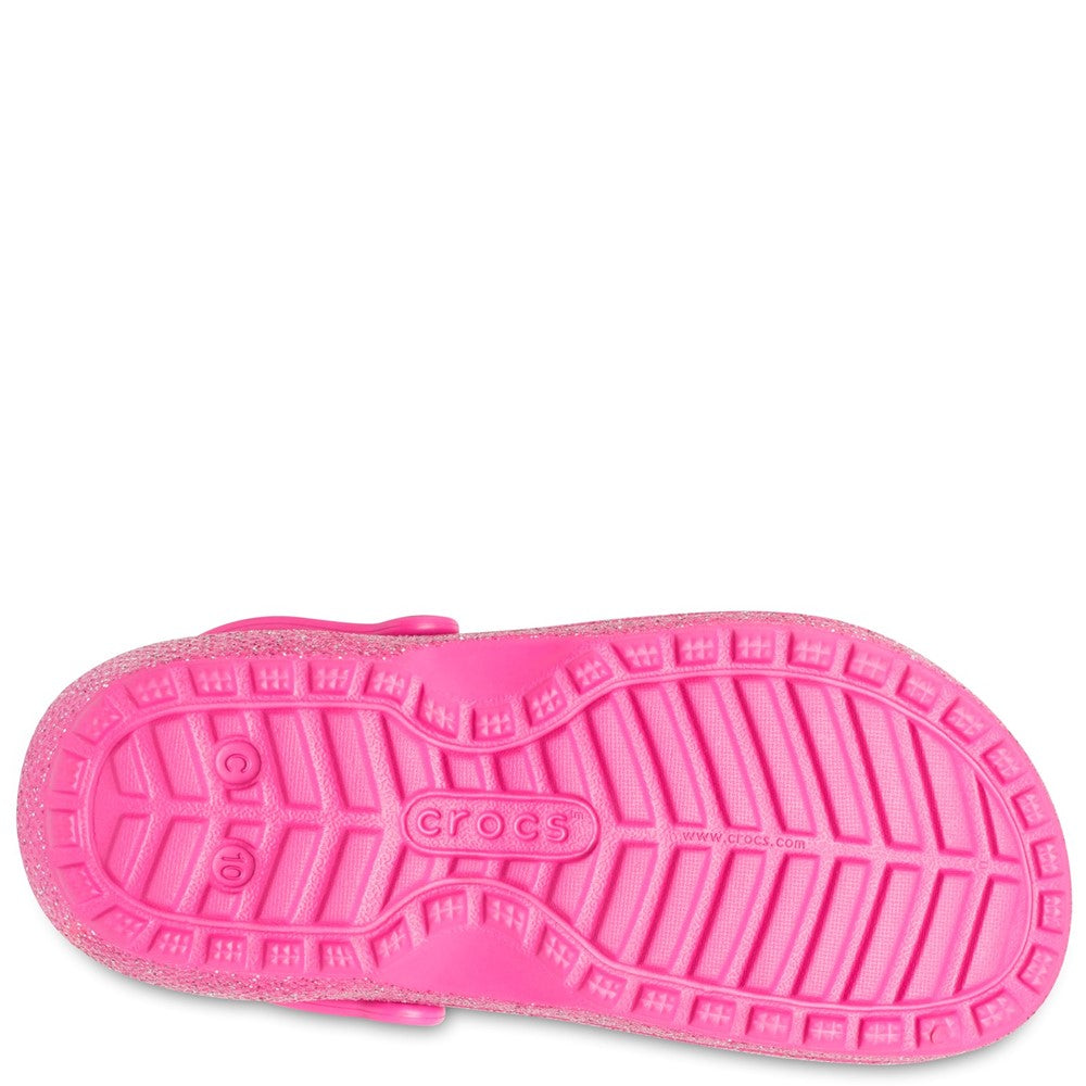 Crocs Toddler Classic Glitter Lined Clog