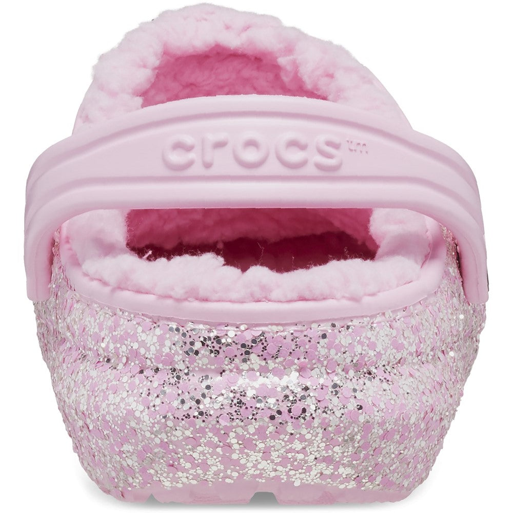 Crocs Toddler Classic Glitter Lined Clog