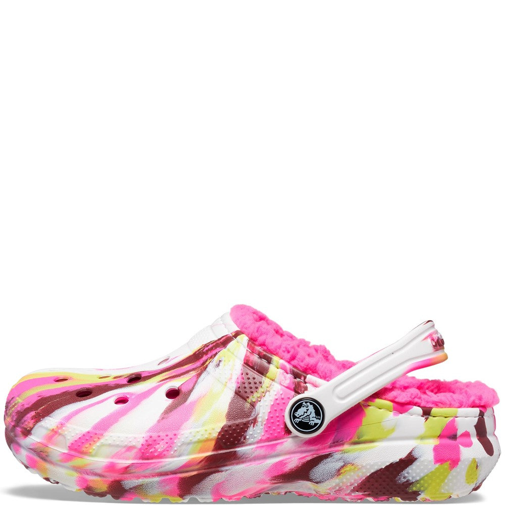 Crocs Kids Classic Lined Marbled Clog
