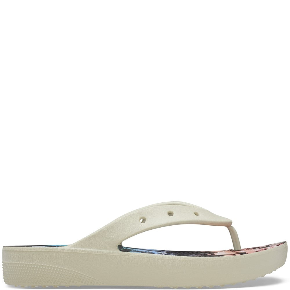 Crocs Unisex Classic Summer Nostalgia Platform Flip Flop
