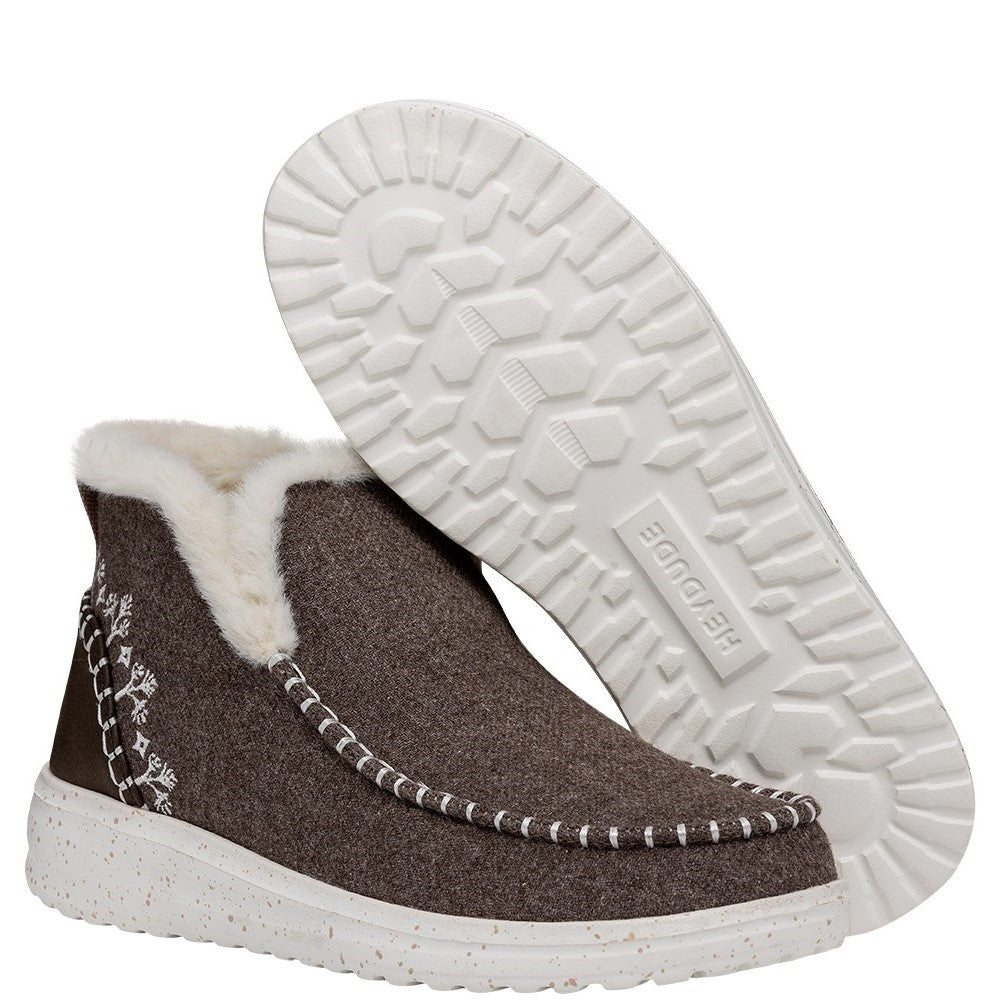 HEYDUDE Denny Wool Faux Shearling Boots