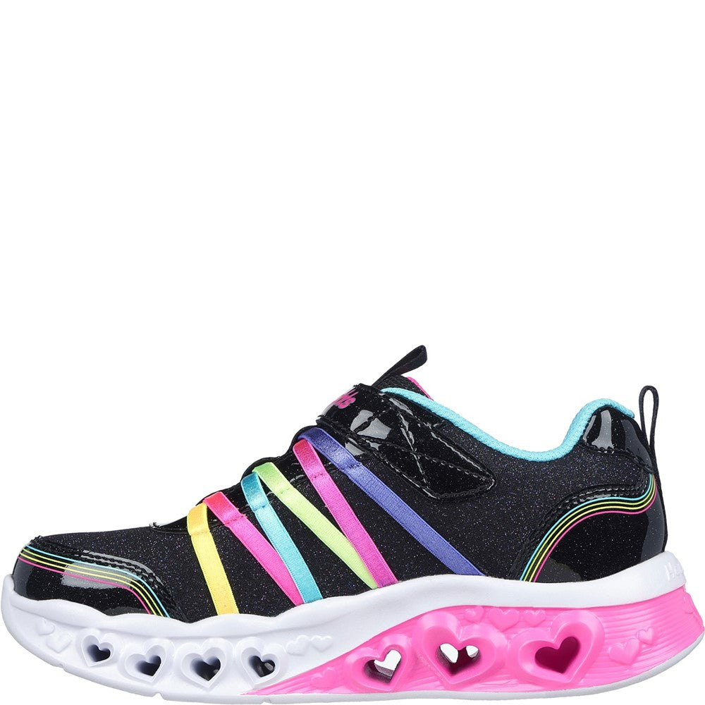 Skechers Flutter Heart Lights - Rainbow Bestie Shoe